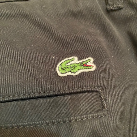 LACOSTE Men’s Black Chinos sz35 - Picture 5 of 9